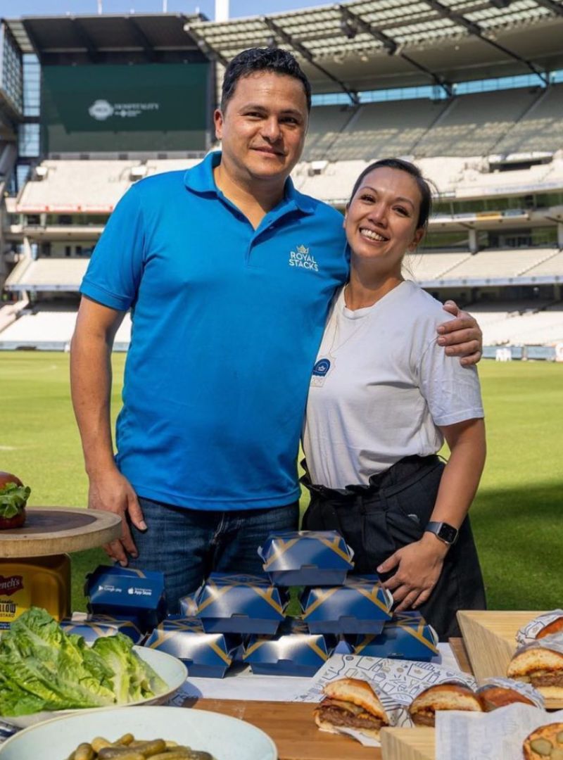 Dani Zeini at a hospitality event